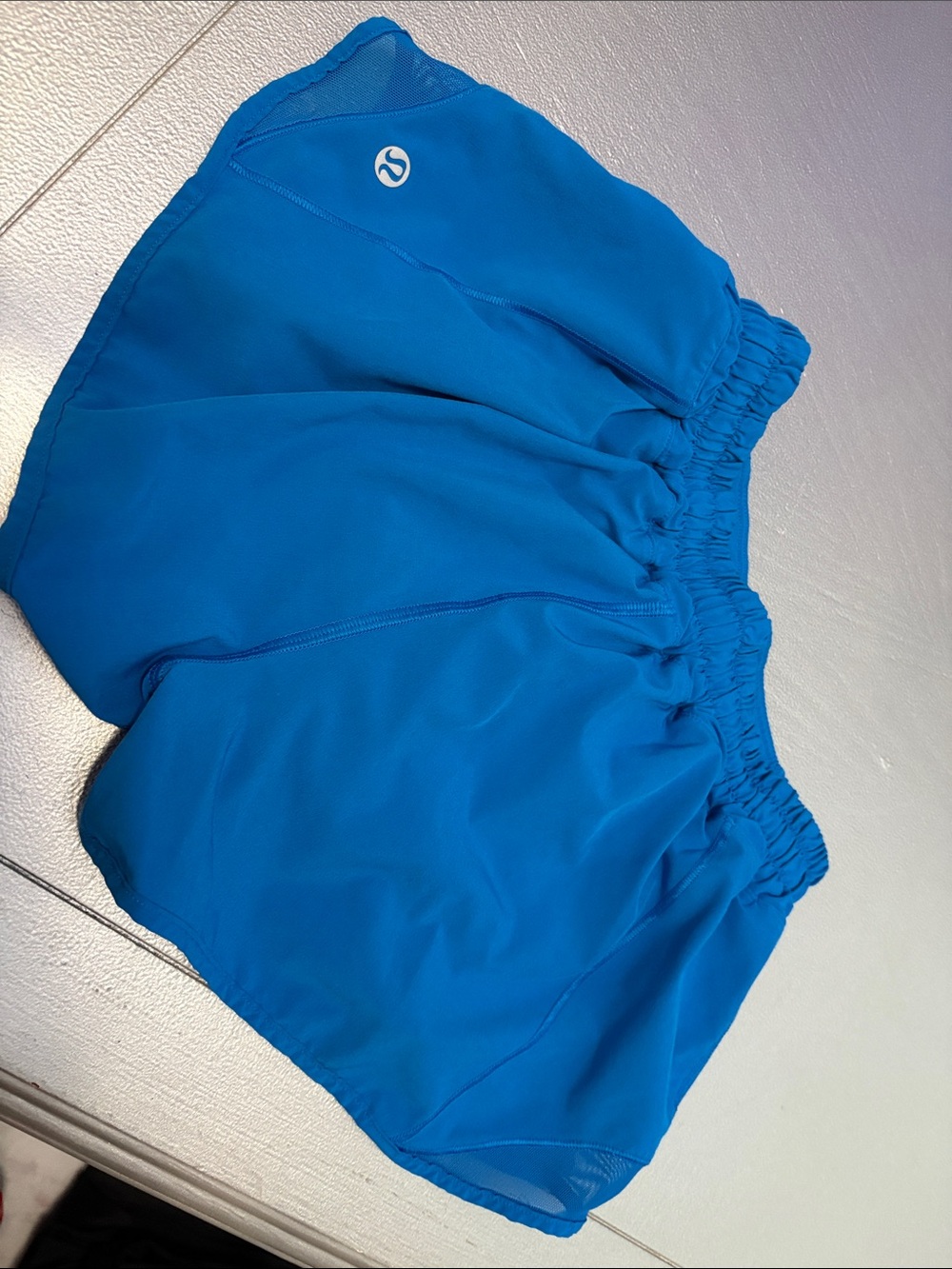 lululemon athletica Bright Blue Athletic Running Shorts
